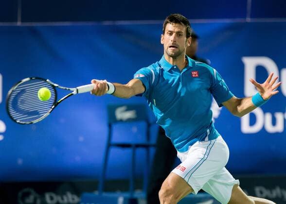 Novak Djokovic (SRB) Tennis - Dubai Duty Free Tennis Championships - ATP Tennis Herren - - Dubai - - United Arab Emirates - 22 February 2016. Â