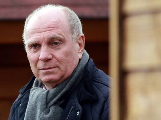 Ex-Präsident Uli Hoeneß (FC Bayern) Fussball A-Junioren Bundesliga 21.02.2016 FC Bayern (AJ) - TSV 1860 München (AJ)