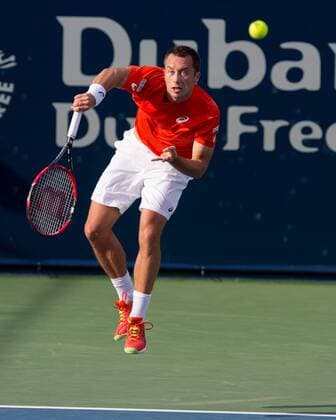 Bilder des Tages - SPORT Philipp Kohlschreiber (GER) Tennis - Dubai Duty Free Tennis Championships - ATP Tennis Herren - - Dubai - - United Arab Emirates - 23 February 2016. Â