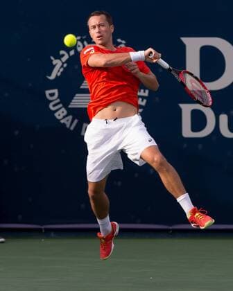 Philipp Kohlschreiber (GER) Tennis - Dubai Duty Free Tennis Championships - ATP Tennis Herren - - Dubai - - United Arab Emirates - 23 February 2016. Â
