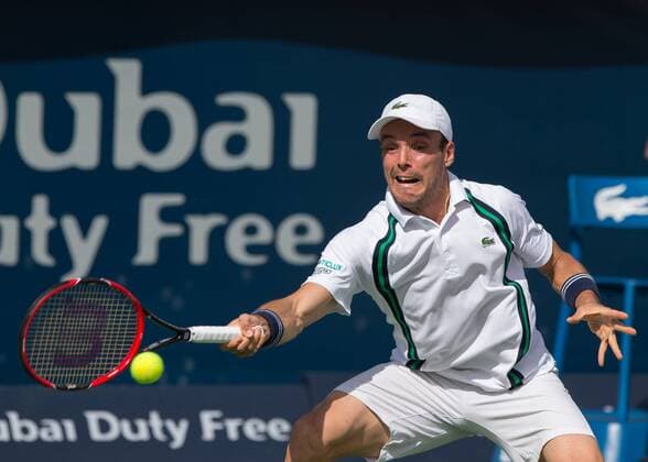 Roberto Bautista-Agut (ESP) Tennis - Dubai Duty Free Tennis Championships - ATP Tennis Herren - - Dubai - - United Arab Emirates - 23 February 2016. Â