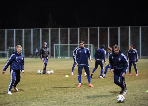 Feb. 23, 2016 - Kiev, Ukraine - The open training of FC Dynamo (Kiev) before the match 1 8 finals of the Champions League with FC Manchester City (Manchester, England) in Kiev. Soccer 2016 - FC Dynamo vs Manchester City - ZUMAp133