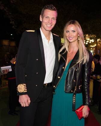 Dubai ATP Tennis Herren Players Party,Tomas Berdych(CZE) und Ehefrau Ester Satorova ,privat, Tennis - Dubai Duty Free Tennis Championships - ATP - - Dubai - - United Arab Emirates - 23 February 2016. Â