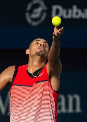 Nick Kyrgios (AUS) Tennis - Dubai Duty Free Tennis Championships - ATP Tennis Herren - - Dubai - - United Arab Emirates - 25 February 2016. Â