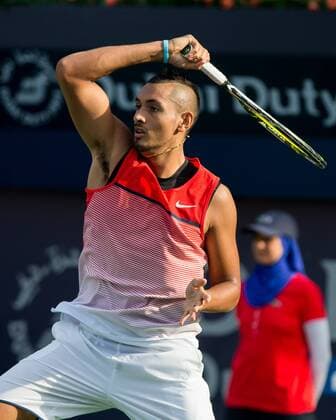 Nick Kyrgios (AUS) Tennis - Dubai Duty Free Tennis Championships - ATP Tennis Herren - - Dubai - - United Arab Emirates - 25 February 2016. Â