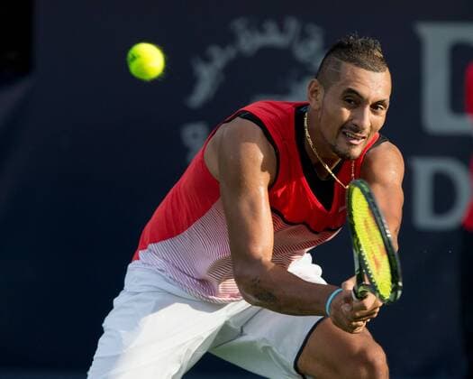 Nick Kyrgios (AUS) Tennis - Dubai Duty Free Tennis Championships - ATP Tennis Herren - - Dubai - - United Arab Emirates - 25 February 2016. Â