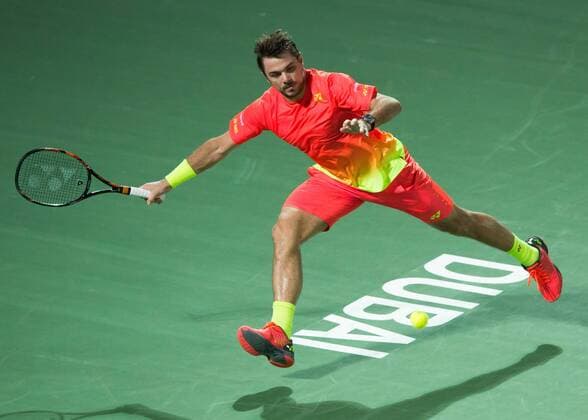 Stan Stanislas Wawrinka (SUI) Tennis - Dubai Duty Free Tennis Championships - ATP Tennis Herren - - Dubai - - United Arab Emirates - 25 February 2016. Â