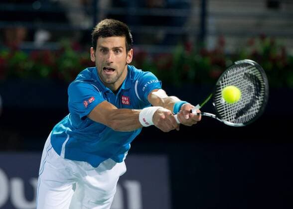 Novak Djokovic (SRB) Tennis - Dubai Duty Free Tennis Championships - ATP Tennis Herren - - Dubai - - United Arab Emirates - 25 February 2016. Â