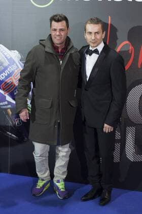 Spanish MotoGP rider Jorge Lorenzo attends his documentary presentation in Madrid, Spain. February 25, 2016.  (20160225043)