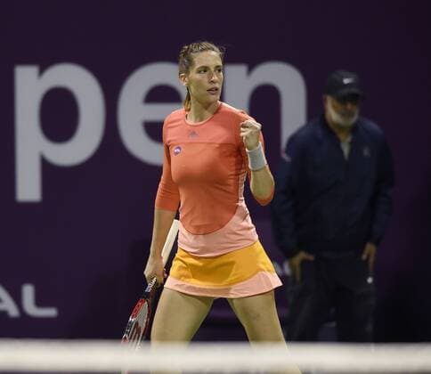 Doha Qatar, Tennis 2016 Qatar Total Open Andrea Petkovic ,Deutschland