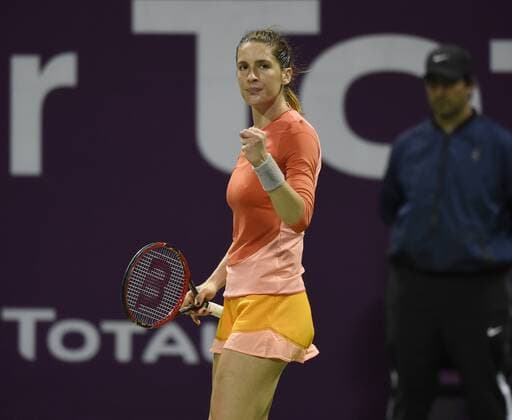 Doha Qatar, Tennis 2016 Qatar Total Open Andrea Petkovic ,Deutschland