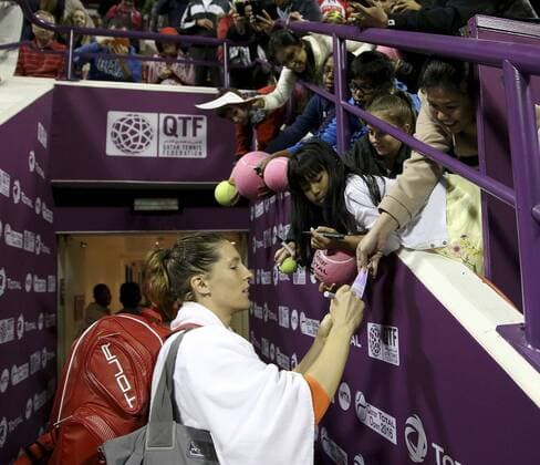 Doha Qatar, Tennis 2016 Qatar Total Open Andrea Petkovic ,Deutschland