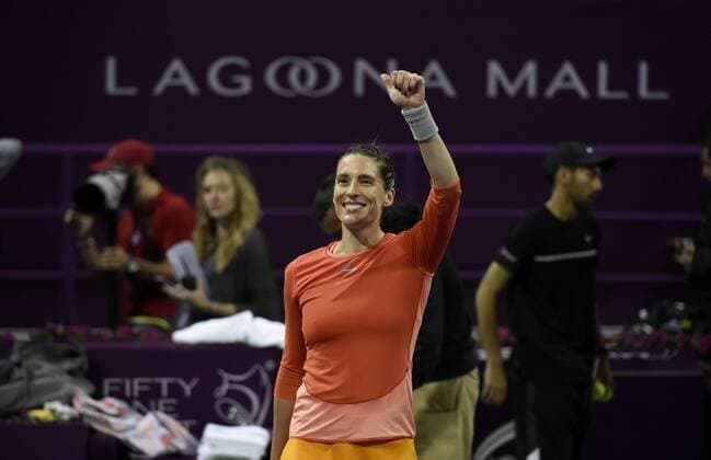 Doha Qatar, Tennis 2016 Qatar Total Open Andrea Petkovic ,Deutschland
