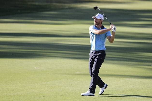 26.02.2016. Perth, Australia. ISPS HANDA Perth International Golf. Alejandro Canizares plays his shot on the 11th fairway during day 2. xDavidxWoodleyx  ActionPlus11711136