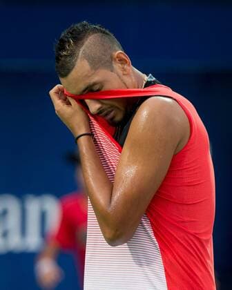 Themen der Woche - Sport Bilder des Tages - Sport Nick Kyrgios (AUS) Tennis - Dubai Duty Free Tennis Championships - ATP Tennis Herren - - Dubai - - United Arab Emirates - 26 February 2016. Â