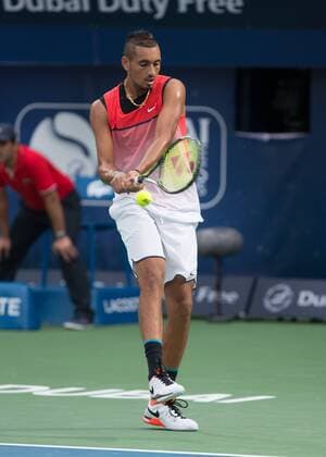 Nick Kyrgios (AUS) Tennis - Dubai Duty Free Tennis Championships - ATP Tennis Herren - - Dubai - - United Arab Emirates - 26 February 2016. Â