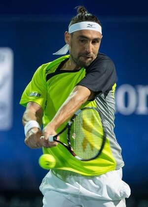 Marcos Baghdatis (CYP) Tennis - Dubai Duty Free Tennis Championships - ATP Tennis Herren - - Dubai - - United Arab Emirates - 27 February 2016. Â
