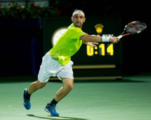 Marcos Baghdatis (CYP) Tennis - Dubai Duty Free Tennis Championships - ATP Tennis Herren - - Dubai - - United Arab Emirates - 27 February 2016. Â