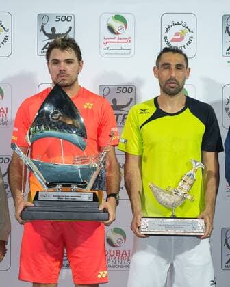 Stan Stanislas Wawrinka (SUI) Tennis - Dubai Duty Free Tennis Championships - ATP Tennis Herren - - Dubai - - United Arab Emirates - 27 February 2016. Â