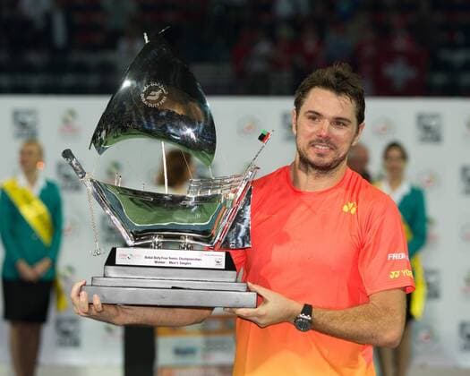Stan Stanislas Wawrinka (SUI) Tennis - Dubai Duty Free Tennis Championships - ATP Tennis Herren - - Dubai - - United Arab Emirates - 27 February 2016. Â