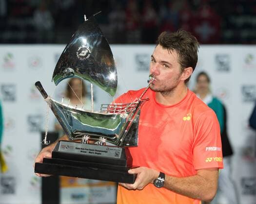 Stan Stanislas Wawrinka (SUI) Tennis - Dubai Duty Free Tennis Championships - ATP Tennis Herren - - Dubai - - United Arab Emirates - 27 February 2016. Â