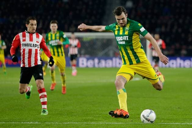during the Dutch Eredivisie match between PSV Eindhoven and ADO Den Haag at the Phillips stadium on February 27, 2016 in Eindhoven, The Netherlands PSV Eindhoven v ADO Den Haag Dutch Eredivisie 2015 2016 xVIxxIVx 5056786