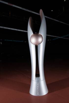 28.02.2016, SAP Arena, Mannheim Volleyball, DVV-Pokal Finale, Feature Pokal Trophy Frauen DVV-Pokal Finale Feature