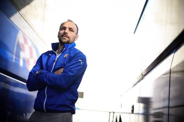 Fußball, Fotoshooting mit Gordon Schildenfeld PXL_Gordon Schildenfeld 24.02.2016., Zagreb, Croatia - Gordon Schildenfeld, football defender who plays for GNK Dinamo Zagreb and for Croatian national team Nationalteam  PetarxGlebov PIXSELL