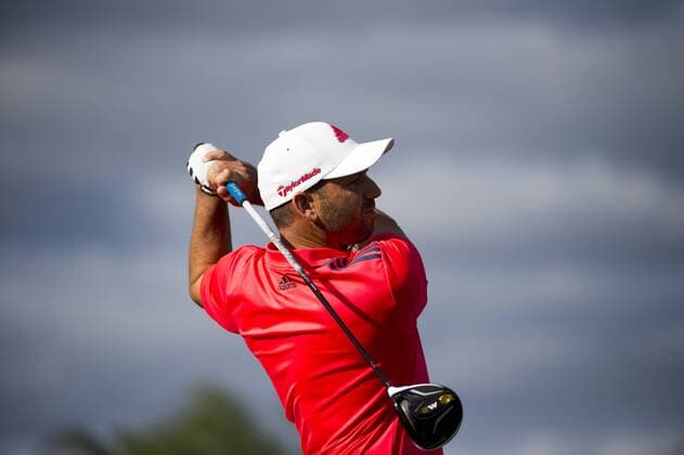 28 February 2016: Sergio Garcia tees off during the final round of the Honda Classic at the PGA Golf Herren National Resort & Spa in Palm Beach Gardens, FL. (Photo by Doug Murray Icon Sportswire) GOLF: FEB 28 PGA - The Honda Classic - Final Round Icon796160228025 EDITORIAL USE ONLY