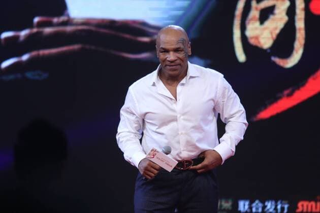 BEIJING, CHINA - MARCH 01: (CHINA OUT) American former professional boxer Mike Tyson attends premiere of film Ip Man 3 directed by Wilson Yip on March 1, 2016 in Beijing, China.  CFP69690109 