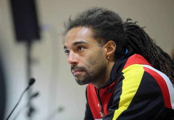 Pressekonferenz Team Deutschland, Germany Dustin Brown (GER)