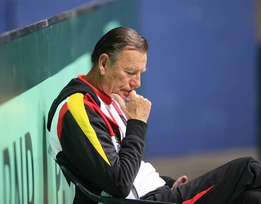 Bilder des Tages - SPORT Training Davis Cup team germany, deutschland Niki Pillic