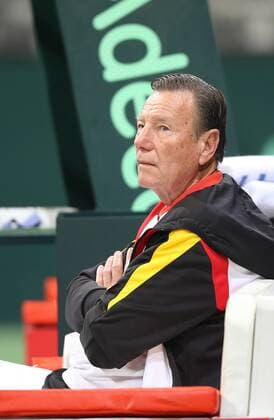 Training Davis Cup team germany, deutschland Niki Pillic