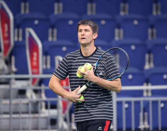 Training Davis Cup team germany, deutschland Davis Cup teamchef Michael Kohlmann