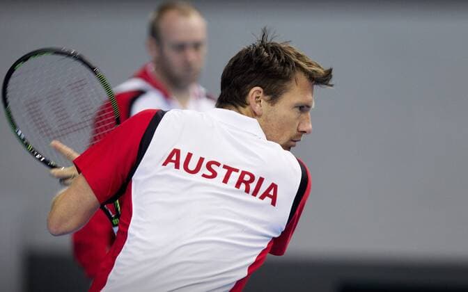 TENNIS - ITF, Davis Cup, POR vs AUT GUIMARAES,PORTUGAL,02.MAR.16 - TENNIS - ITF, Davis Cup, Portugal vs Austria, preview. Image shows Alexander Peya (AUT). GEPAxpictures xMatthiasxHauer