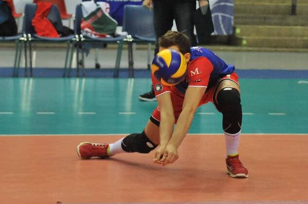 02.03.2016, xtkx, Volleyball 1.Bundesliga, United Volleys - TSV Herrsching, emspor v.l. Jan Zimmermann (United Volleys) ,
