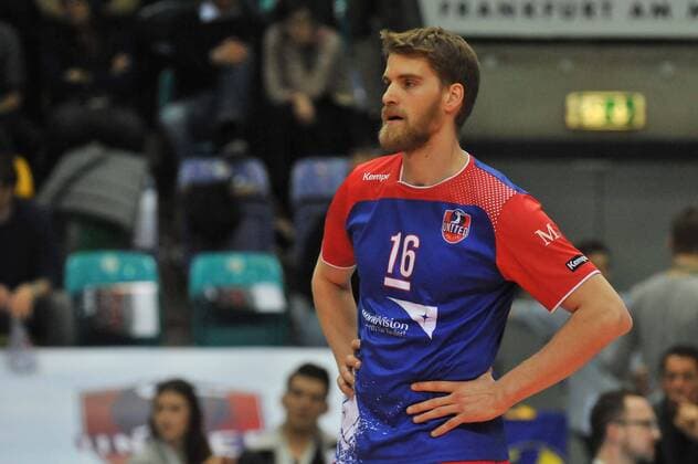 02.03.2016, xtkx, Volleyball 1.Bundesliga, United Volleys - TSV Herrsching, emspor v.l. Christian Duennes (United Volleys) ,
