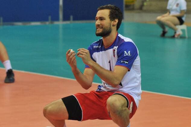 02.03.2016, xtkx, Volleyball 1.Bundesliga, United Volleys - TSV Herrsching, emspor v.l. Florian Ringseis (United Volleys) ,