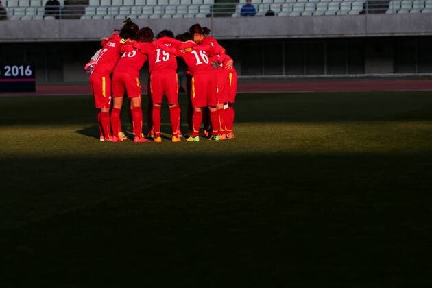 Australia team group Mannschaftsbild Totale (AUS), MARCH 2, 2016 - Football Soccer : AFC Women s Olympic Football Tournament Rio 2016 Asian Qualifier Final Round match between Australia - Vietnam at Yanmar Stadium Nagai, Osaka, Japan. Noxthirdxpartyxsales  (umqa033895)