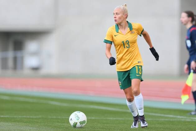 Tameka Butt (AUS), MARCH 2, 2016 - Football Soccer : AFC Women s Olympic Football Tournament Rio 2016 Asian Qualifier Final Round match between Australia - Vietnam at Yanmar Stadium Nagai, Osaka, Japan. Noxthirdxpartyxsales  (umqa033897)