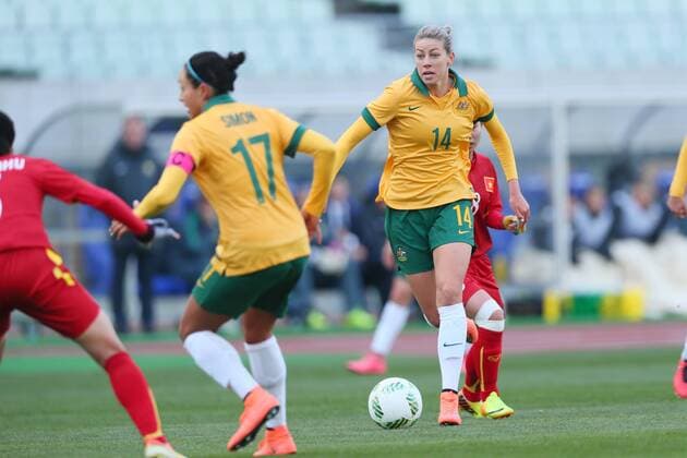 Alanna Kennedy (AUS), MARCH 2, 2016 - Football Soccer : AFC Women s Olympic Football Tournament Rio 2016 Asian Qualifier Final Round match between Australia - Vietnam at Yanmar Stadium Nagai, Osaka, Japan. Noxthirdxpartyxsales  (umqa033903)