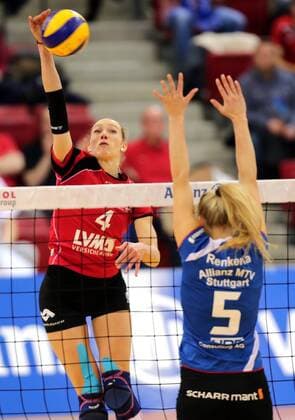 Stuttgart Volleyball Allianz MTV Stuttgart vs. USC Münster, Michaela Kvalipolva (Münster)