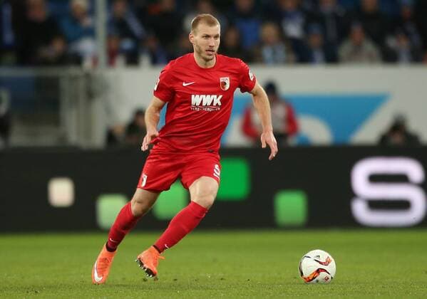 Ragnar KLAVAN (5, FC Augsburg) Fussball 1. Bundesliga: TSG 1899 Hoffenheim - FC Augsburg, 24. Spieltag am 02.03.2016, xmdx, TSG 1899 Hoffenheim - FC Augsburg