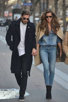 WM 2018 - DFB Nationalspieler in Zivil Fußball, Kevin Trapp und Izabel Goulart unterwegs in Paris 205403 Fashion Week  Copyright: xPrioli-Smithx xStarfacex 69757938