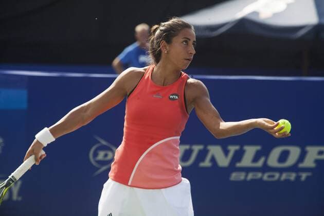 March 3, 2016 - Kuala Lumpur, malaysia - Cagla Buyukakcay from Turkey serves during a match with Kai-Chen Chang from Taiwan in the women s singles tennis tournament of the WTA Tennis Damen BMW Malaysian Open 2016 at Royal Selangor Golf Club in Kuala Lumpur, Malaysia, on March 3 2016. WTA - BMW Malaysian Open Tennis  - ZUMAn230