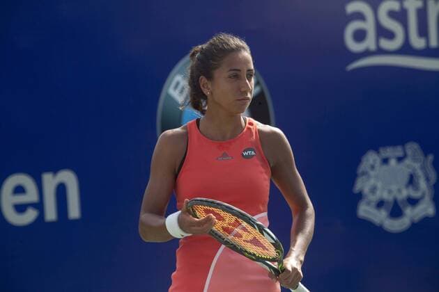 March 3, 2016 - Kuala Lumpur, malaysia - Cagla Buyukakcay from Turkey concentrates during a match with Kai-Chen Chang from Taiwan in the women s singles tennis tournament of the WTA Tennis Damen BMW Malaysian Open 2016 at Royal Selangor Golf Club in Kuala Lumpur, Malaysia, on March 3 2016. WTA - BMW Malaysian Open Tennis  - ZUMAn230