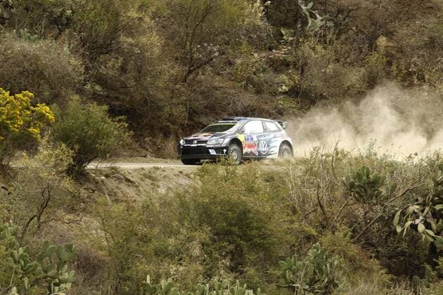 Rallye Mexiko French pilot Sebastien Ogier drives his VW Polo R WRC Motorsport Rallye WM during the qualification for the 13th Rally World Championship WM Weltmeisterschaft in Leon, Mexico, 03 March 2016. 13TH RALLY WORLD CHAMPIONSHIP IN MEXICO !ACHTUNG: NUR REDAKTIONELLE NUTZUNG!  MX01 20160303-635926361088685061