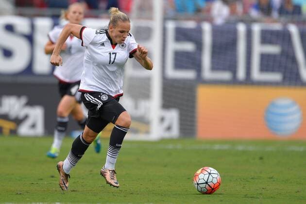 Fußball, Damen, Länderspiel, Deutschland - Frankreich March 3, 2016 - Tampa, Florida, USA - Germany midfielder Isabel Kerschowski (17) in action against France during the She Believes Cup at Raymond James Stadium on March 3, 2016 in Tampa, Florida. Germany won the game 1-0. Germany vs France - ZUMAm63_
