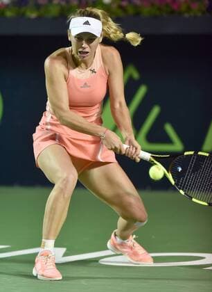Danish Caroline Wozniacki against Croatian Mirjana Lucic during a match of the Monterrey Open in Monterrey, Mexico, 03 March 2016. Monterrey Open tennis tournament !ACHTUNG: NUR REDAKTIONELLE NUTZUNG!  MEX102 20160304-635926659570341695