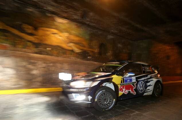 French Sebastien Ogier in his VW Polo R WRC Motorsport Rallye WM during the inaugural circuit of the 13th Rally World Championship WM Weltmeisterschaft at tunnels of Guanajuato, Mexico, 03 March 2016. The event will run until next 06 March. 13TH RALLY WORLD CHAMPIONSHIP IN MEXICO !ACHTUNG: NUR REDAKTIONELLE NUTZUNG!  MX05 20160304-635926664002769695